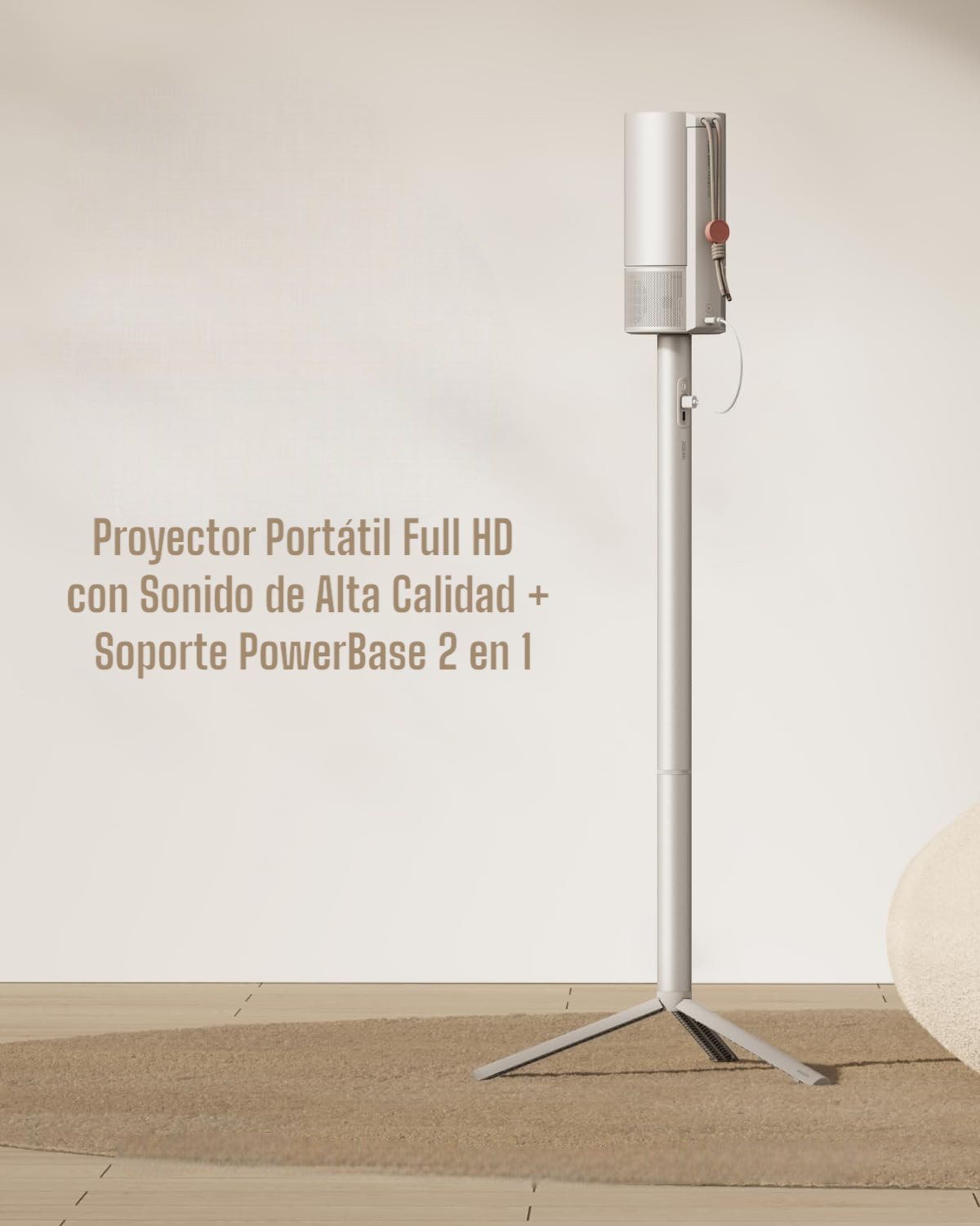 Proyector Portátil Full HD con Sonido de Alta Calidad
