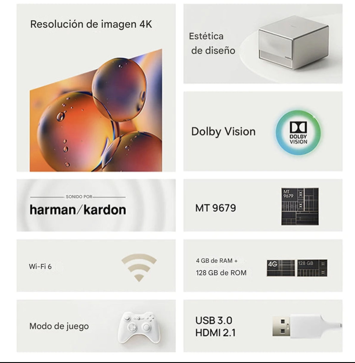 XGIMI RS Pro 3 – Experiencia Cinematográfica en 4K