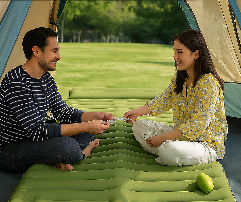 Colchon Inflable + Mini Inflador de regalo