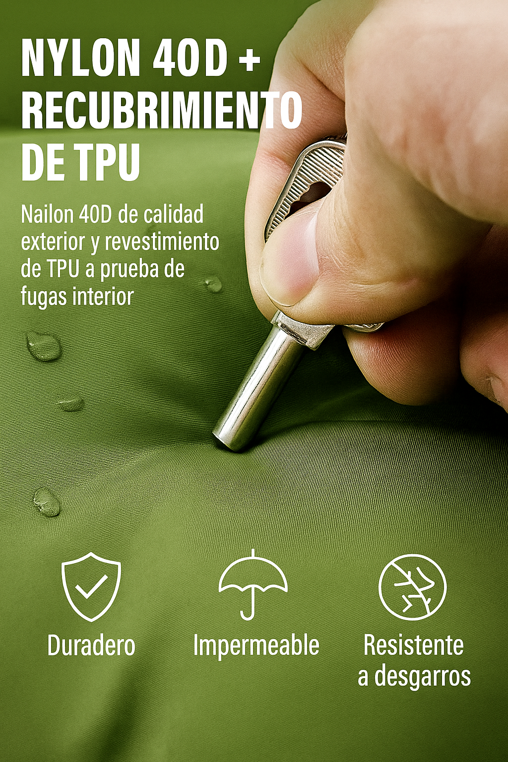 Colchon Inflable + Mini Inflador de regalo