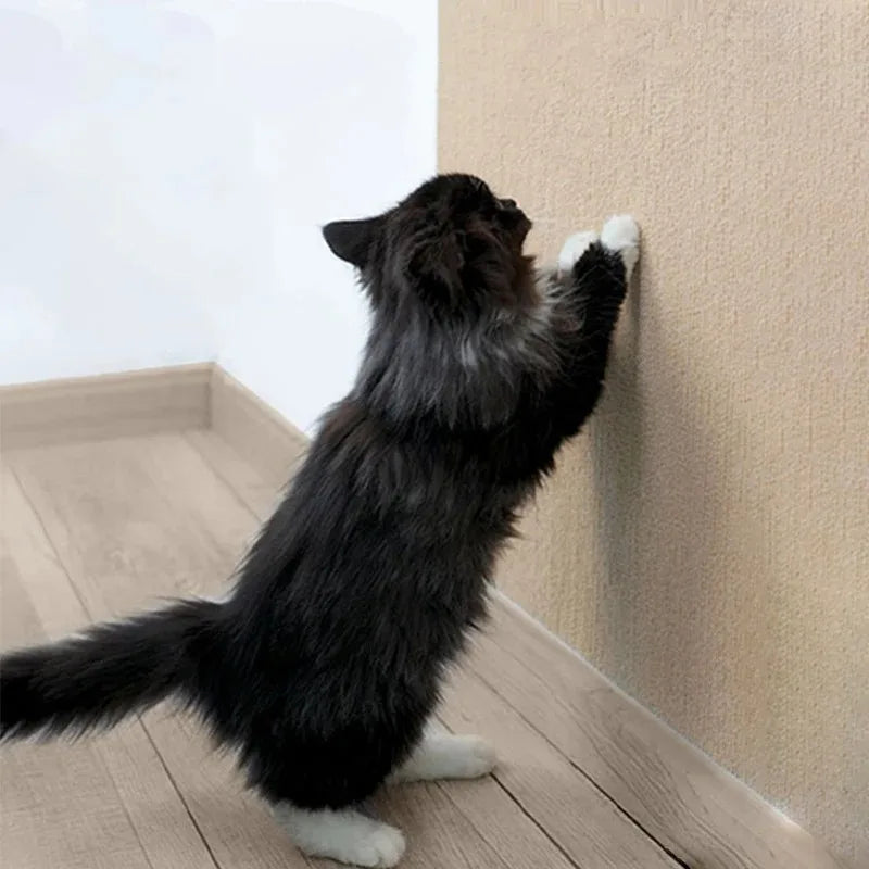 1PC 30x100cm Self adhesive carpet cat scratch board wall anti cat scratch sofa DIY cat scratch column sofa protector