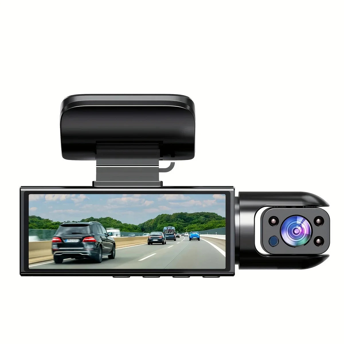 Cámara de Seguridad Vehicular 1080P con Doble Lente y Visión Nocturna IR – Seguridad Total en Cada Trayecto