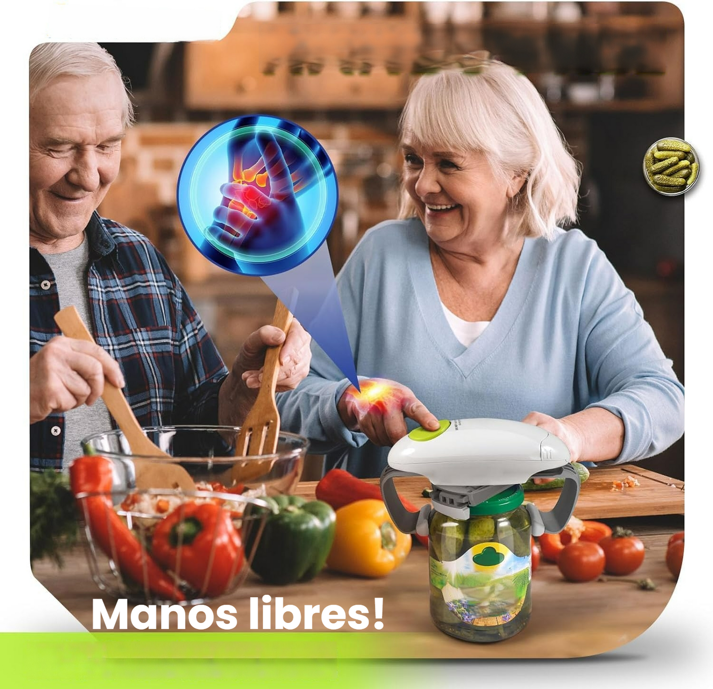 Abre Fácil de Frascos Eléctrico