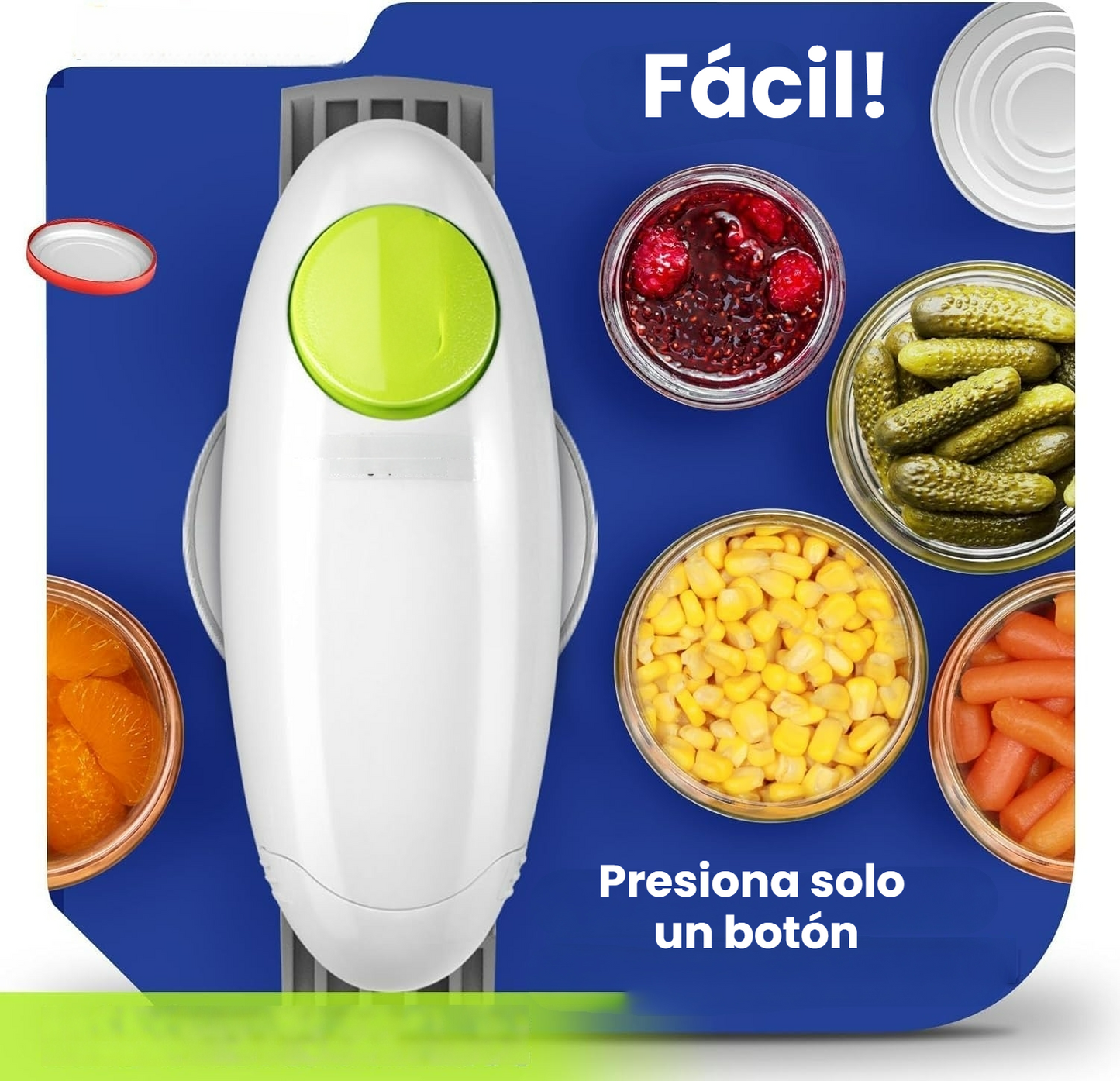 Abre Fácil de Frascos Eléctrico
