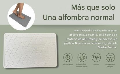 Alfombrilla de Baño Ecológica de Diatomeas