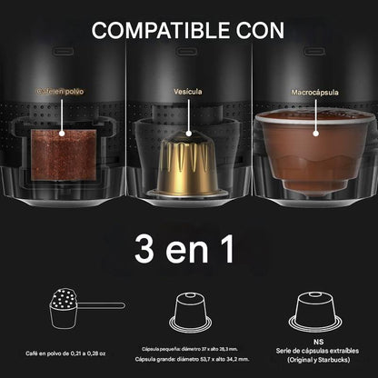KaffaGo – Cafetera Espresso Portátil 3 en 1