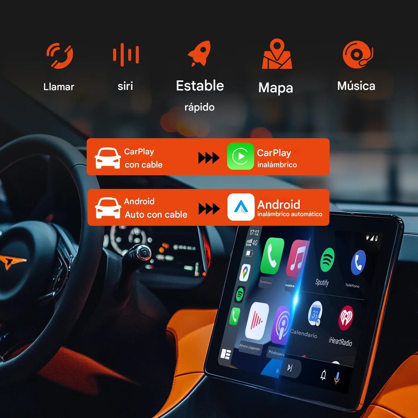 Mini Dongle - Conexión Inalámbrica Compacta para tu Vehículo