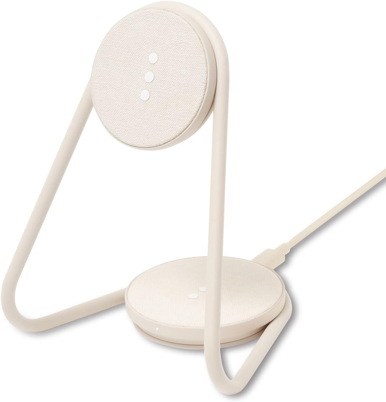 CARGA ELEGANTE – Soporte de Carga Inalámbrica 2 en 1 con Lino Belga y Tecnología MagSafe