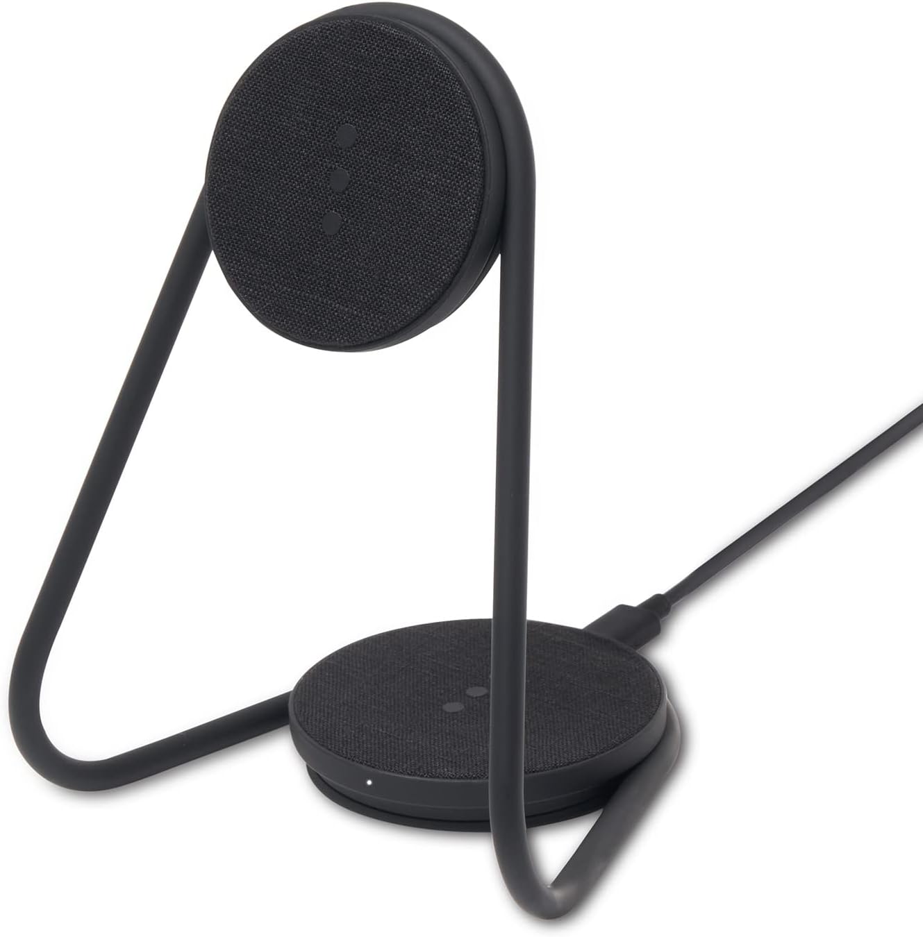 CARGA ELEGANTE – Soporte de Carga Inalámbrica 2 en 1 con Lino Belga y Tecnología MagSafe