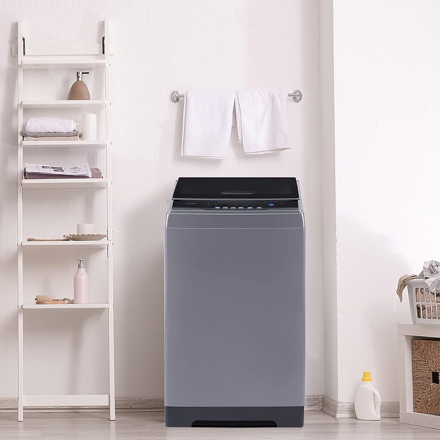 Lavadora Portátil Compacta de 0.9 Pies Cúbicos con 5 Ciclos de Lavado