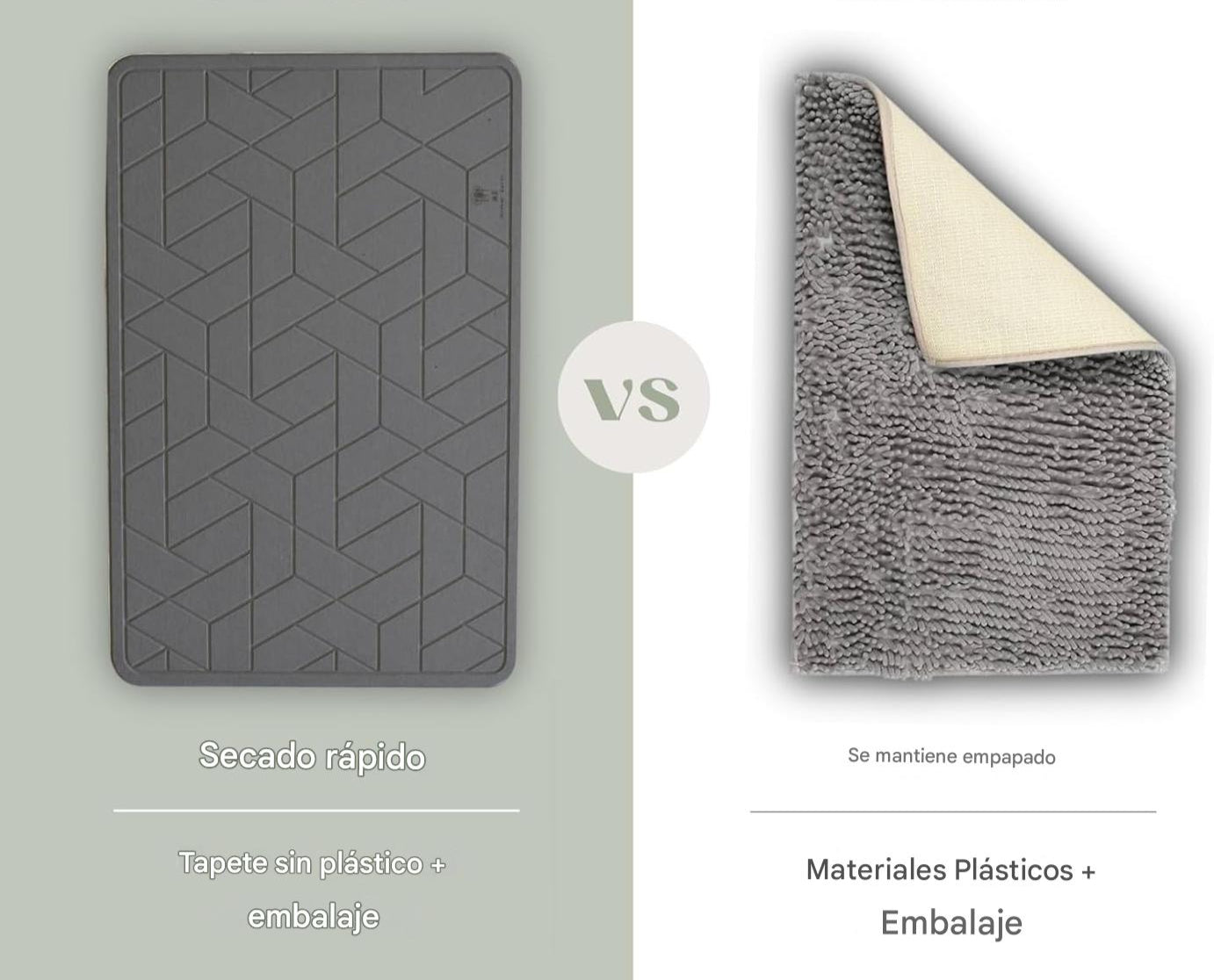 Alfombrilla de Baño Ecológica de Diatomeas