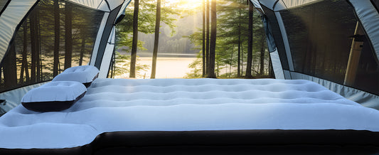 AirComfort SUV Max | Colchón Inflable para SUV y Campamento + Bomba de Aire Portátil de Regalo