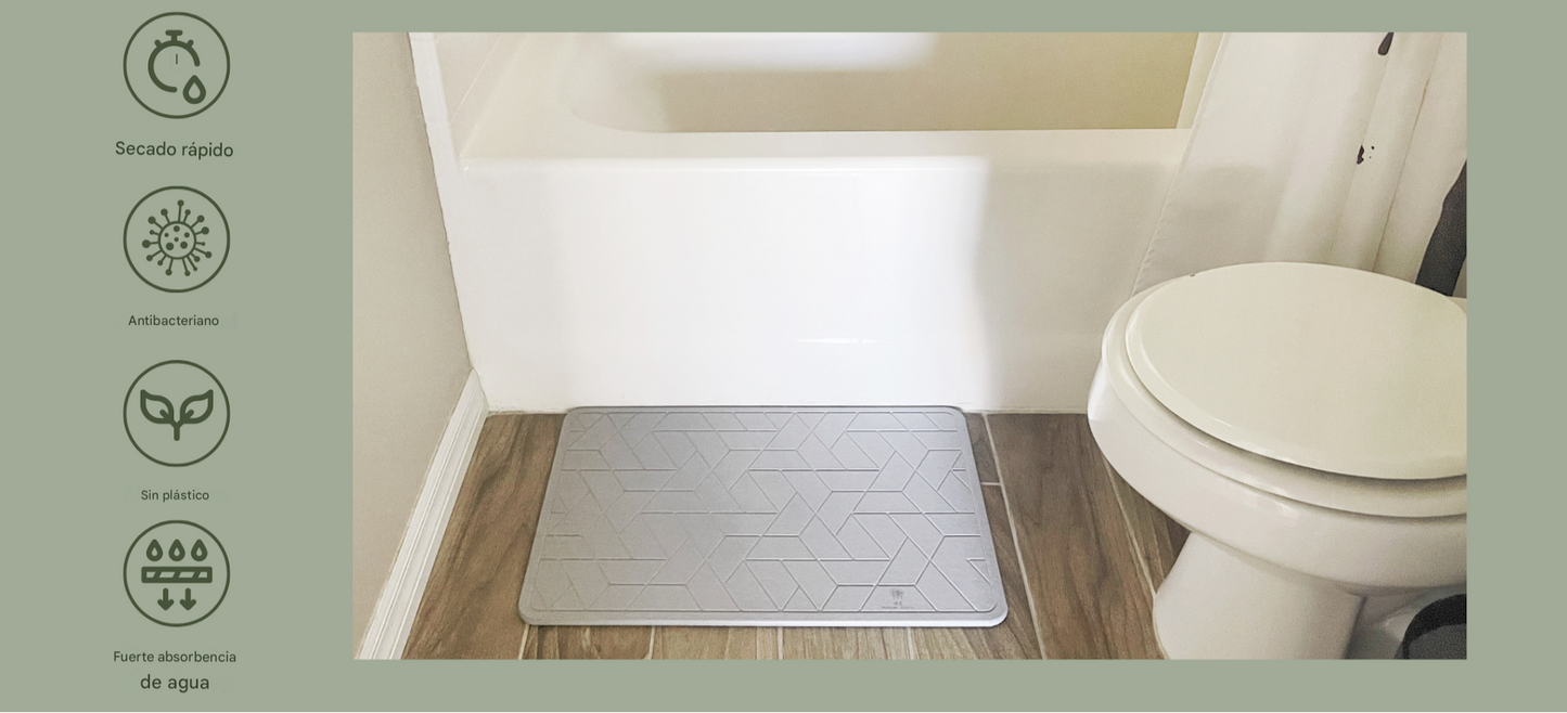 Alfombrilla de Baño Ecológica de Diatomeas