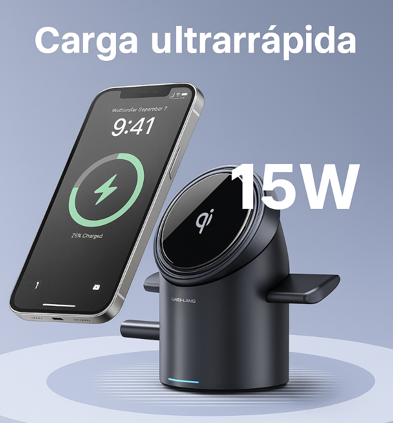 Cargador Inalámbrico Todo en Uno