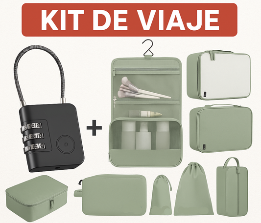 Kit de Viaje Inteligente: Organización + Seguridad Total