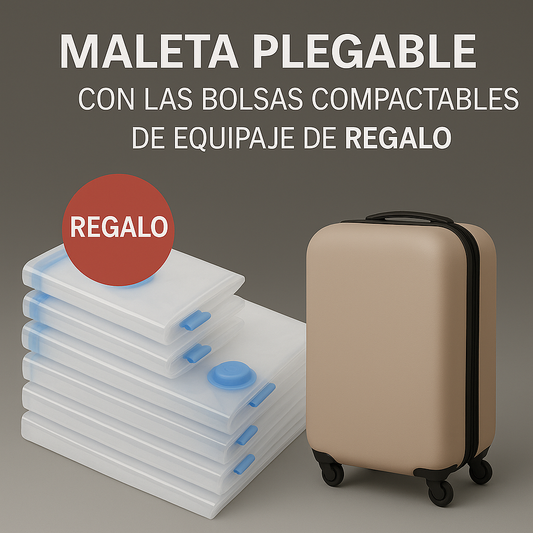 Flexicase maleta totalmente plegable + Bolsas compactables de Regalo!
