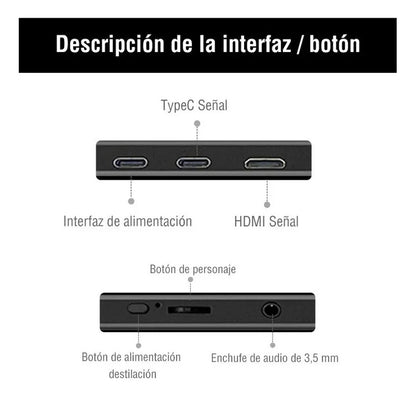 FlexiView Pro – Monitor Portátil Táctil de 15,6" para Portátil, Mac, PS5 y Raspberry Pi