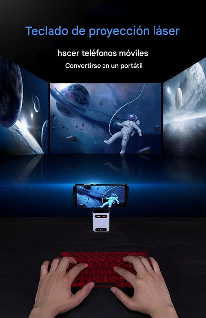 Teclado Láser Pro Light – Tecnología Portátil al Máximo Nivel