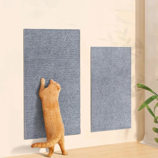 1PC 30x100cm Self adhesive carpet cat scratch board wall anti cat scratch sofa DIY cat scratch column sofa protector