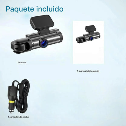 Cámara de Seguridad Vehicular 1080P con Doble Lente y Visión Nocturna IR – Seguridad Total en Cada Trayecto