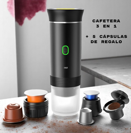 KaffaGo – Cafetera Espresso Portátil 3 en 1